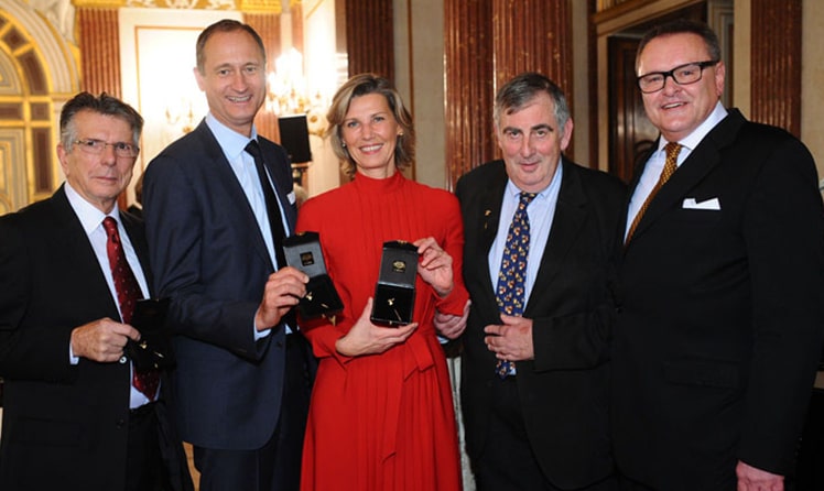 Reginalt Walter Dreier, Andreas Mailath-Pokorny, Desirée Treichl-Stürgkh, Andrew Demmer, Maximilian K. Platzer © Philipp Hutter