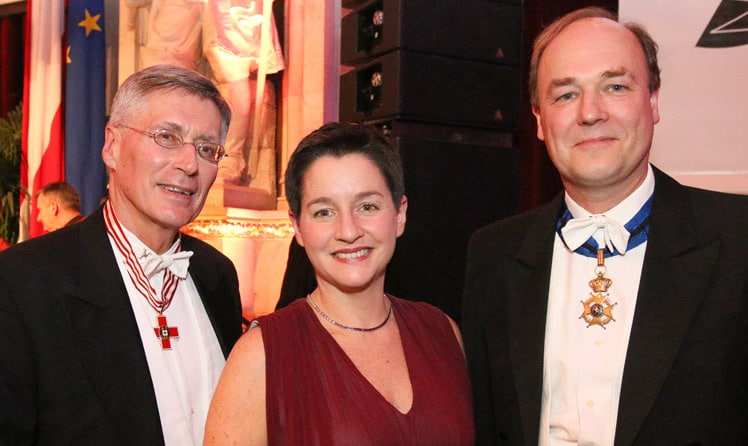 Reinhard Krepler, Sonja Wehsely und Willem Van de Voorde © WRK/Markus Hechenberger