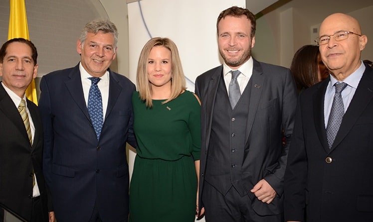 Ramón Quiñones, Jaime Alberto Cabal Sanclemente, Julia Mende, Gregor Modrzejewski und Antonio Castellanos © leadersnet.at/Turecek