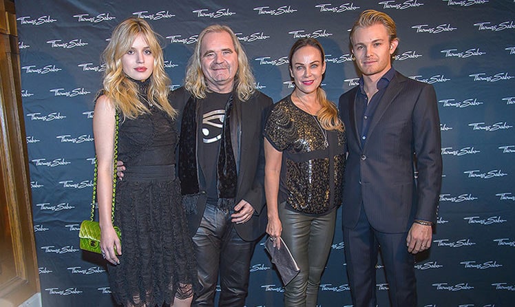 Georgia May Jagger, Thomas Sabo, Sonja Kircherberger und Niko Rosberg © Andreas Tischler