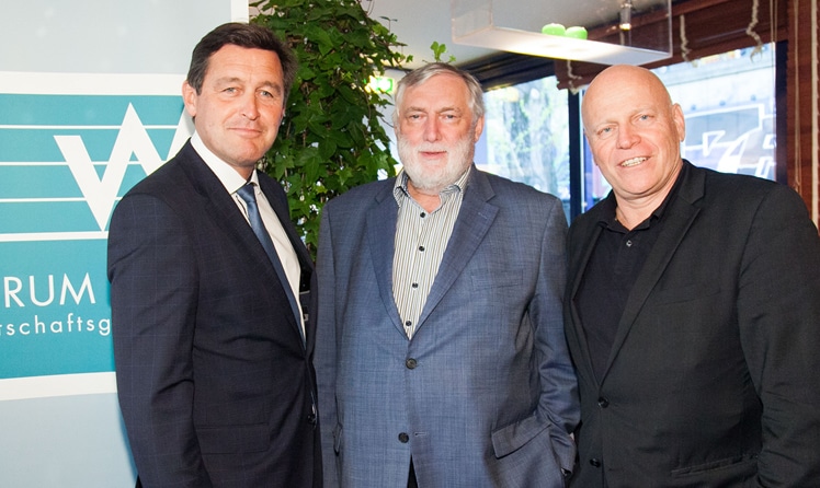 Peter Hanke, Franz Fischler, Ralph Vallon © Arman Rastegar  Forum Wien
