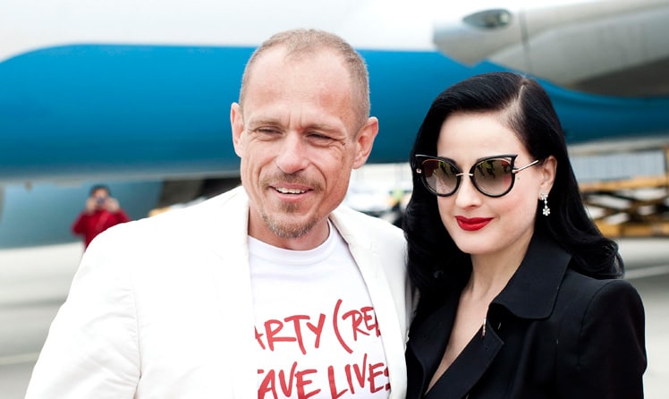 Gery Keszler und Dita von Teese © Austrian Airlines/Michele Pauty