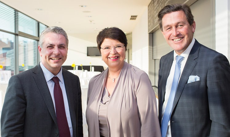 Peter Bosek, Renate Brauner und Peter Hanke © Eva Kelety 