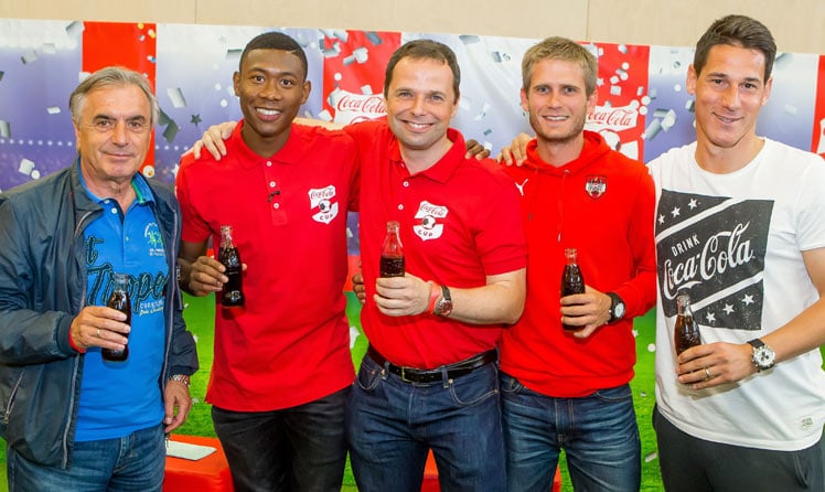 Hans Huber, David Alaba, Philipp Bodzenta und Helge Payer © leadersnet.at/Mikes