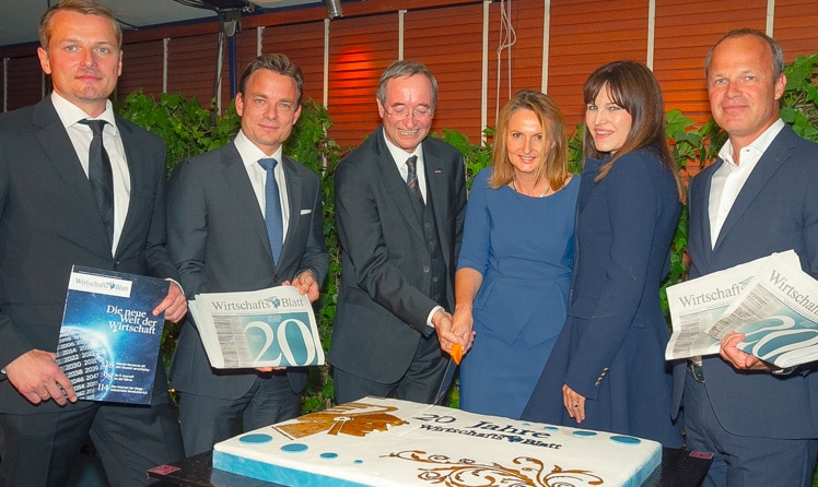 Herwig Langanger, Rudolf Schwarz, Christoph Leitl, Eva Komarek, Birgit Kuras und Markus Mair © leadersnet/Felten