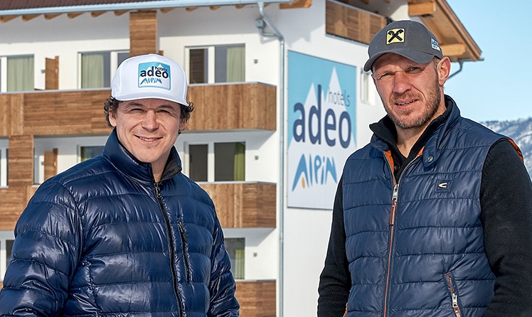 Rainer Schönfelder und Hermann Maier © adeo Alpin