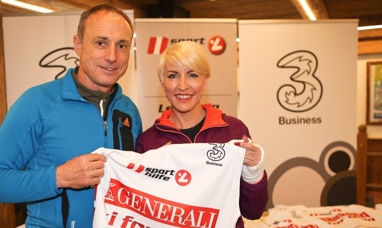 Anton Schutti und Heather Mills © GEPA/Sporthilfe