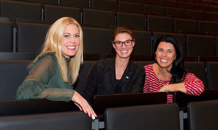 Lisa Cichocki, Sandra Soravia-Lepuschitz und Renate Altenhofer © Alice Schnür-Wala