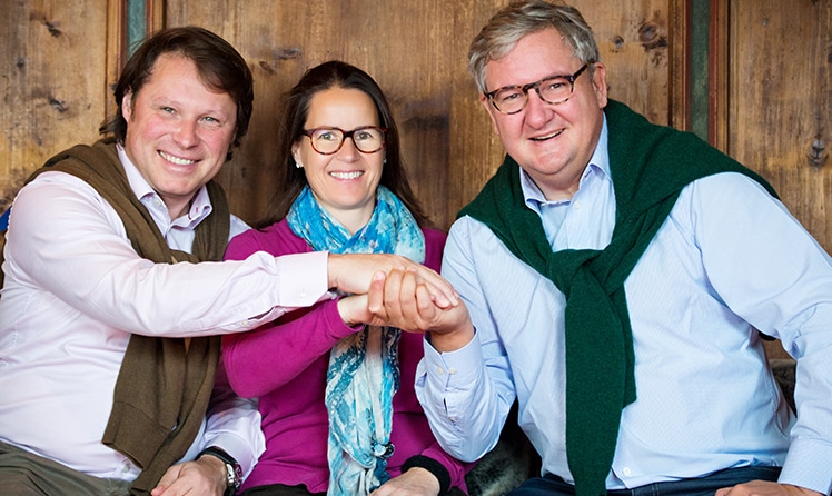  Johanna und Klaus Moosbrugger-Lettner und Richard Hauser(c)Kitzbühel Country Club 