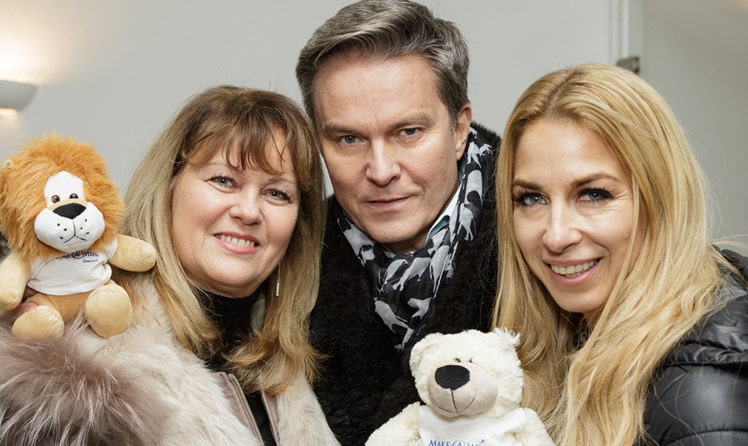 Andrea Scholz, Alfons Haider und Yvonne Rueff © Make-A-Wish® Österreich