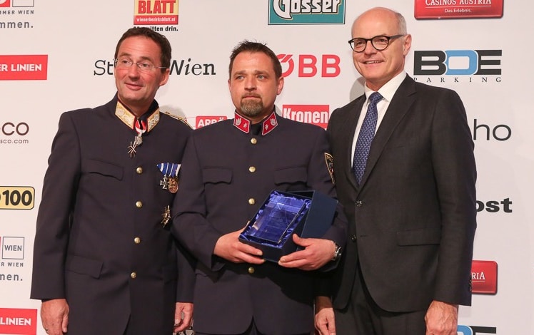 Gerhard Pürstl, Wolfgang Strauss und Karl Stoss © K. Schiffl