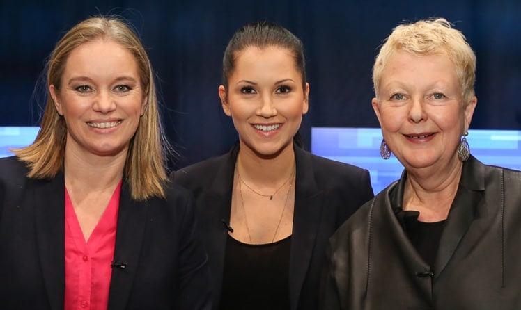 Corinna Millborn, Alexandra Wachter und Brigitte Handlos © K. Schiffl