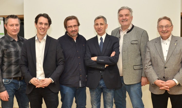 Klaus Wellenhofer, Andreas Marquardt, Christian Schörg, Michael Aurednik, Josef Henk und Heinz Zwazl © Wellenhofer