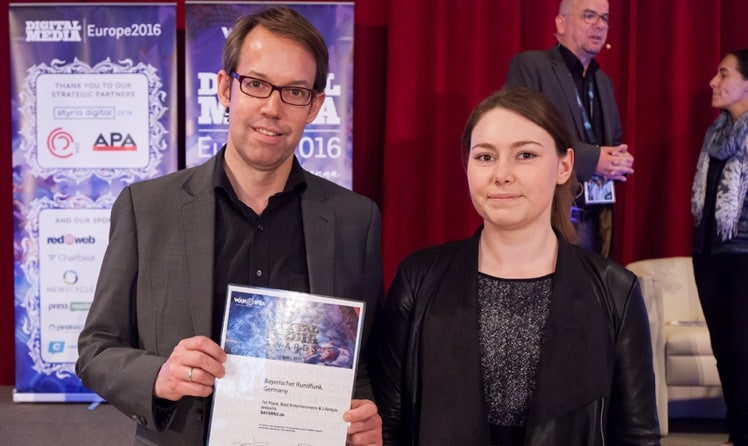 Die Gewinner in der Kategorie „Best Entertainment & Lifestyle Website" © leadersnet.at/Mikkelsen