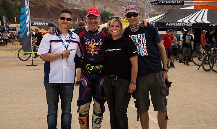 Luka Mezan, Karl Katoch, Kerstin Nicklaus, Mark Schilling (c) Erzbergrodeo