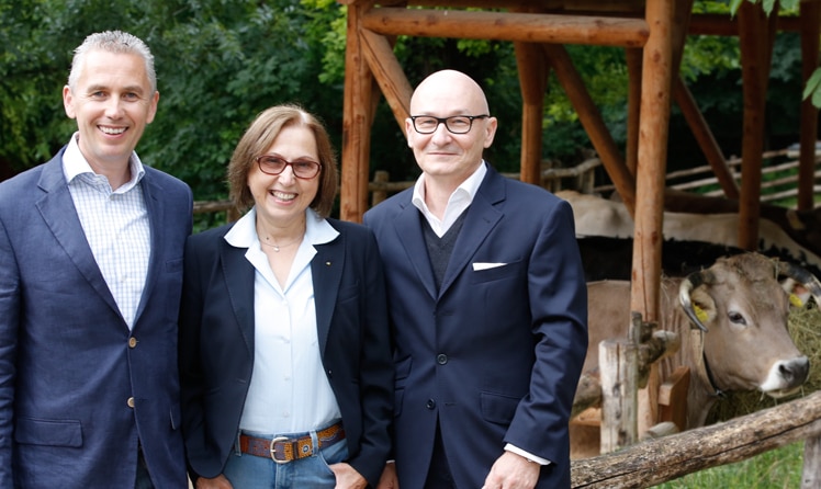 Franz Solta (INFOSCREEN), Dagmar Schratter (Tiergarten
Schönbrunn), Heimo Fuchs (OMD) (c) Breneis