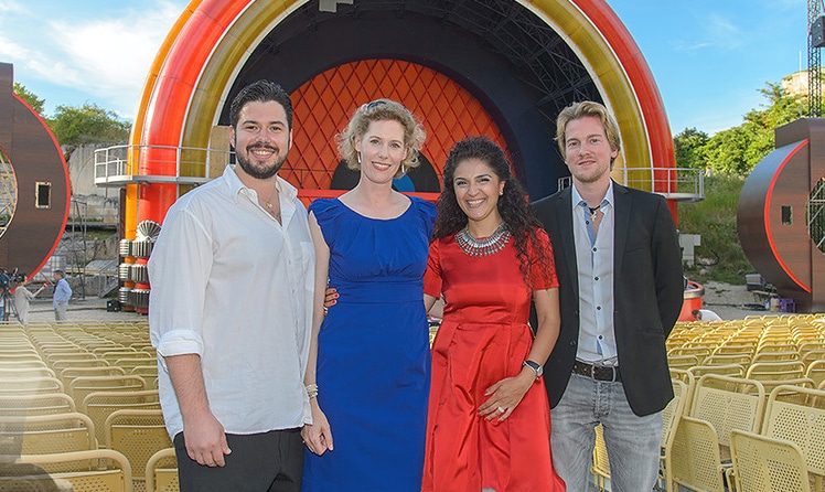 Antonio Poli, Maren Hofmeister, Narine Yeghiyan und Karsten Januschke (c) Andreas Tischler