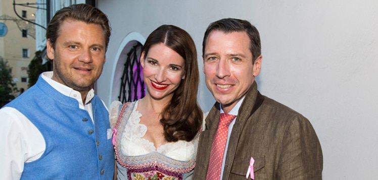 David Meister, Sophie Wepper und Wolfgang Putz (c) Goldener Hirsch