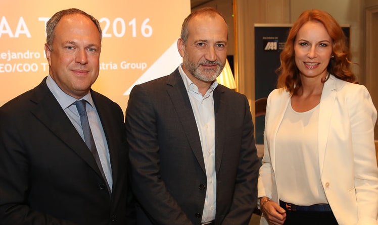 Richard Grasl,  Alejandro Plater und   Michaela Huber © leadersnet.at / K. Schiffl 