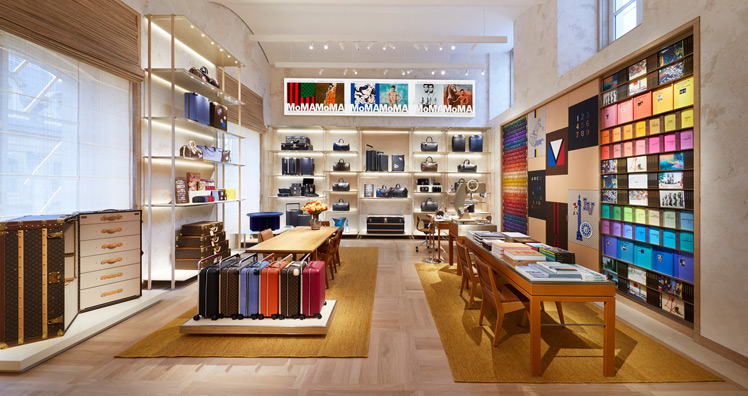 Wiedereröffnung des ersten Stores von Louis Vuitton in Paris