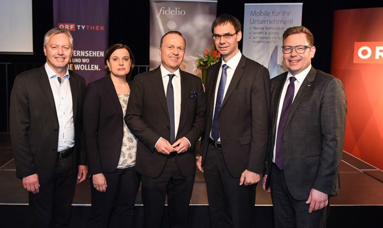 Gerd Endrich, Alexandra Fida, Thomas Prantner, Markus Wallner und Markus Klement © Udo Mitterberger