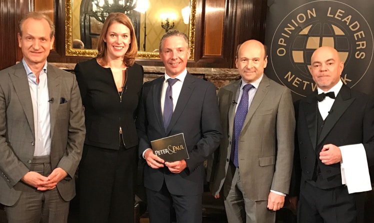 Klaus Fassbender, Monique Dekker, Paul Leitenmüller, Dominique Meyer und Peter Müller © leadersnet