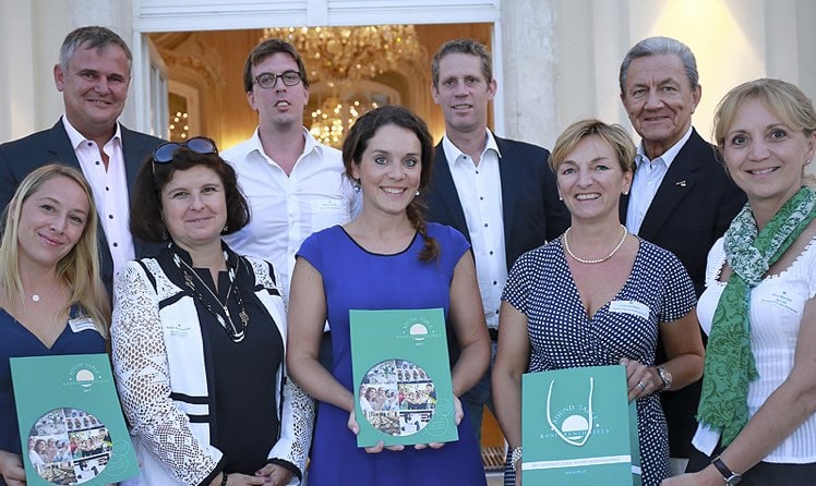 Martina Giovannini, Harald Kreidl, Birgit Hackenauer, Michael Schenk, Carina Kapeller, Sascha Dietrich, Lisa Leopardi, Gerd Prechtl und Ulli Retter © leadersnet/Langegger