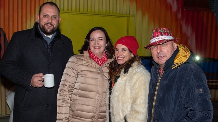 V.l.n.r.: Christoph und Eva Grassmugg mit Vanessa und Christoph Fälbl © Markus Spitzauer 