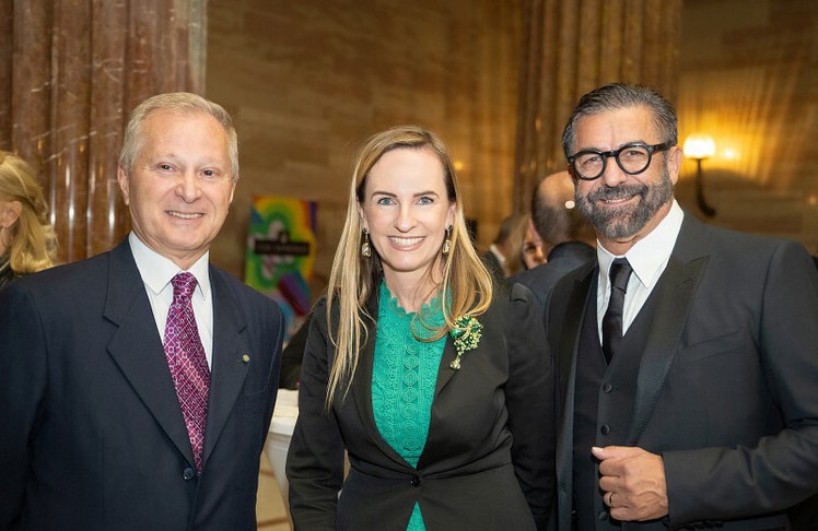 V.l.n.r.: Stefano Beltrame, Maria Großbauer und Mauro Maloberti. © LEADERSNET/R.Brunhölzl