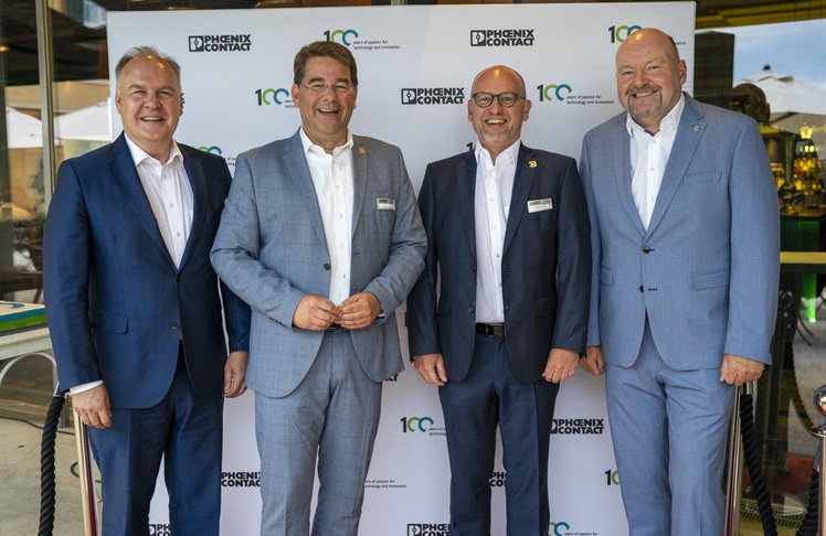 V.l.n.r.: Thomas Gindele, Thomas Lutzky, Andreas Zettl und Erich Schönegger © LEADERSNET 