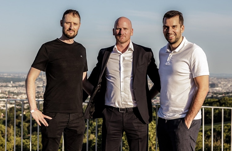 V.l.n.r.: Kevin Fuchs, Christian Ebenbauer und Michael Litschka © ÖFBL/Daniel Greßler