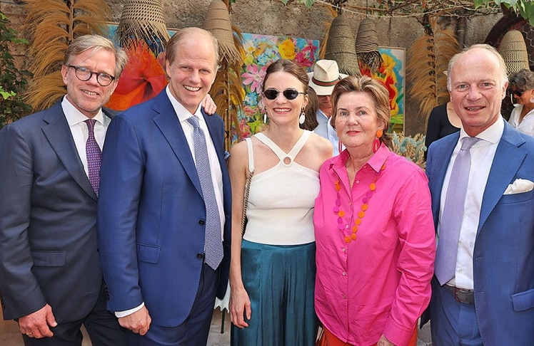 V.l.n.r.: Christoph & Florian Köchert, Valerie Pachner, Helga Rabl-Stadler und Wofgang Köchert © LEADERSNET/U. Brandl