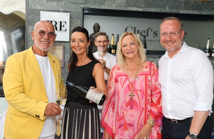 V.l.n.r Otto Retzer, Kerstin Wallner, Ingrid Flick, Hubert Wallner © Dietmar Wajand