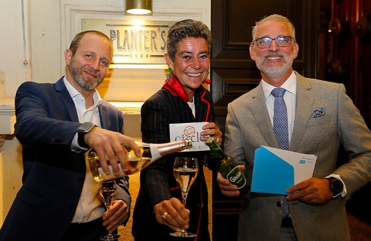 V.l.n.r: Christoph Bucheder (Planter’s Club), Karin Strahner (K.S.-Circle) und Thomas Wondrak (konsequent wondrak) © LEADERSNET / G. Langegger