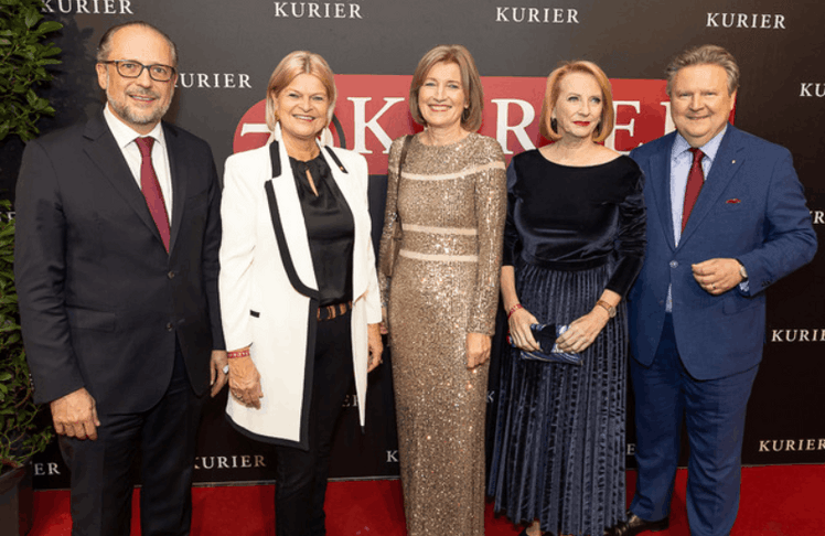 V.l.n.r.: Alexander Schallenberg, Klaudia Tanner, Martina Salomon, Doris Bures und Michael Ludwig © LEADERSNET/ C. Mikes