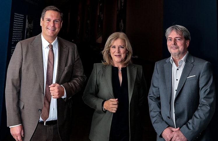 V.l.n.r.: Peter Aufreiter (Generaldirektor Technisches Museum Wien), Ingrid Thurnher (ORF-Radiodirektorin) und Wolfgang Pensold (Leitender Kurator "100 Jahre Radio") © LEADERSNET / G. Langegger