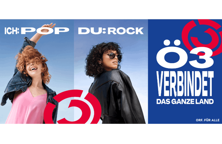 Die neue Werbekampagne von Ö3 setzt auf Kontraste als verbindende Elemente © Hitradio Ö3