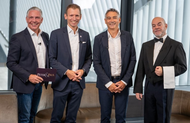 V.l.n.r.: Paul Leitenmüller (Opinion Leaders Network), Martin Resel (Leiter Geschäftskundenbereich bei A1), Christian Kohl (Leiter Geschäftskundenbereich bei Hutchison Drei Austria) und Peter Müller © LEADERSNET / A. Rieck