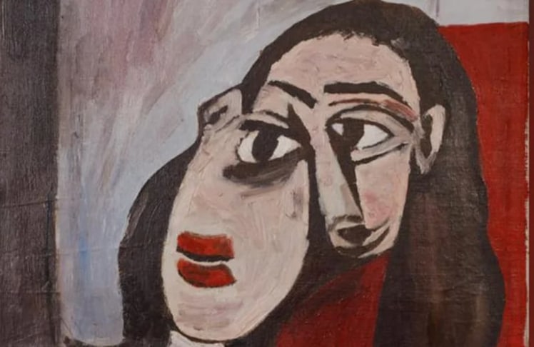 Das Gemälde soll Picassos Geliebte 
Dora Maar darstellen © Andrea Lo Rosso