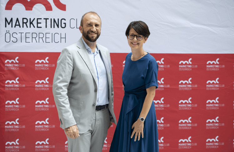 Andreas Ladich und Regina Loster © Marketing Club Österreich