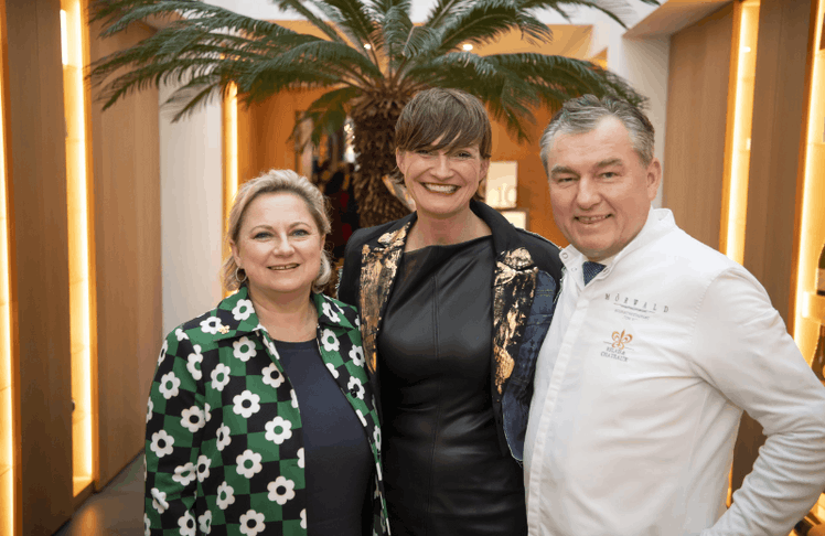 V.l.n.r.: Eva Mörwald, Astrid Steharing-Staudinger und Toni Mörwald © Robert Herbst 