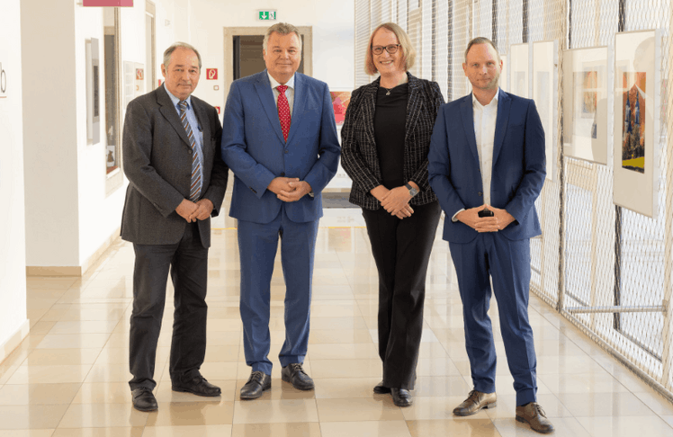 V.l.n.r.: Herberst Kubasta, Günther Steinkellner, Sonja Wiesholzer und Klaus Wimmer © LEADERSNET/ C. Holzinger