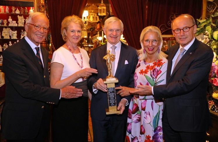 V.l.n.r.: Werner Fasslabend, Christa Karas-Waldheim, Thomas Schäfer-Elmayer, Martina Fasslabend und Othmar Karas © Conny de Beauclair