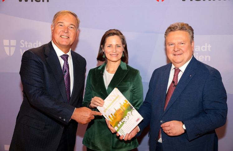 V.l.n.r.: Walter Ruck, Sonja Wimmer und Michael Ludwig © LEADERSNET/G. Langegger