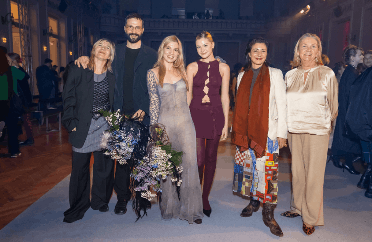 V.l.n.r.: Camille Boyer, Martin Niklas Wieser, Christina Seewald, Tamina Katz, Veronica Kaup-Hasler und Kathrin Kneißel