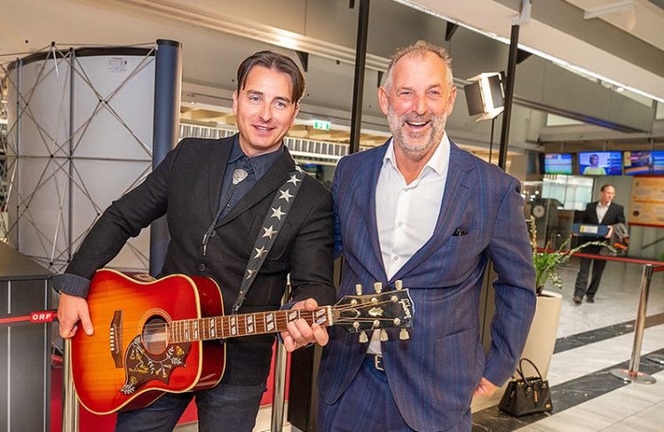 Andreas Gabalier (links) und Thomas Muster © Andreas Tischler 