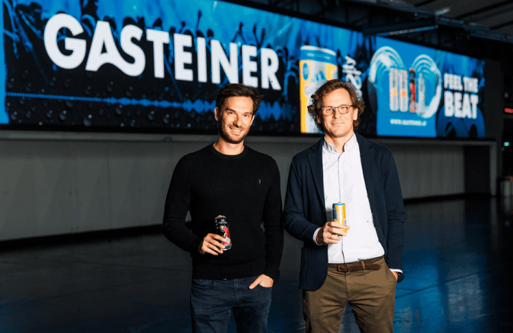 Walter Scherb, CEO der Alpine Brands GmbH & Co KG (l.) und Matthäus Zelenka, Geschäftsführer der Wiener Stadthalle