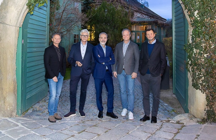 V.l.n.r.: Robert Pumsenberger, Bernhard Peham, Martin Madlo, Walter Kasal und Georg Chytil