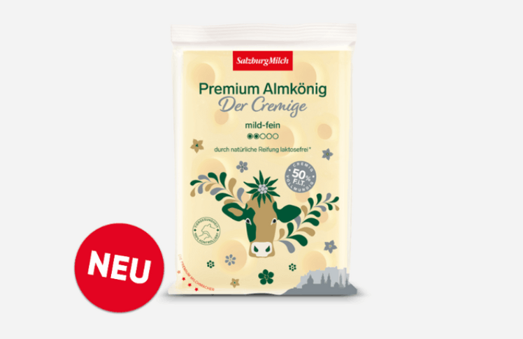 Produkterweiterung im Hause SalzburgMilch: der neue Almkönig – der Cremige © SalzburgMilch/ Screenshot