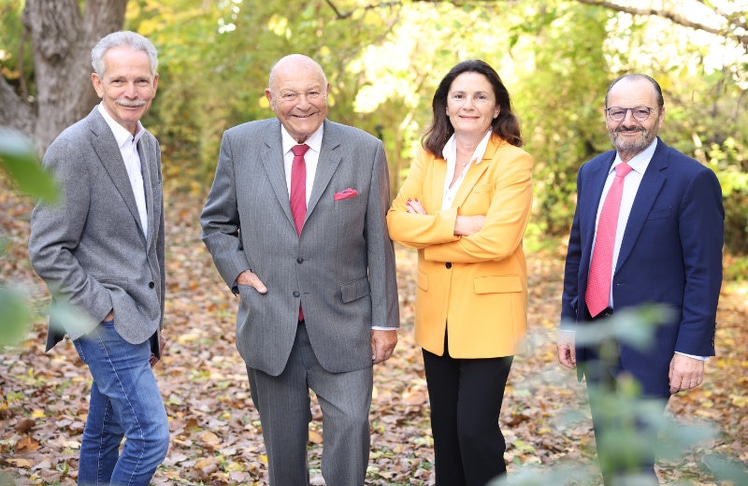 V.l.n.r.: Gerhard Lemberger, Burkhard L. Ernst, Gabriela Lemberger und Burkhard W.R. Ernst © Inge Prader